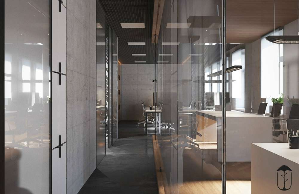 惠济区贸易公司办公室装修设计效果图