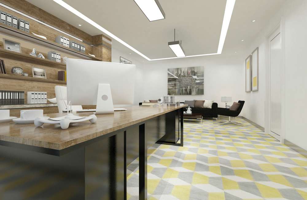 郑州东区环保公司办公室装修设计案例