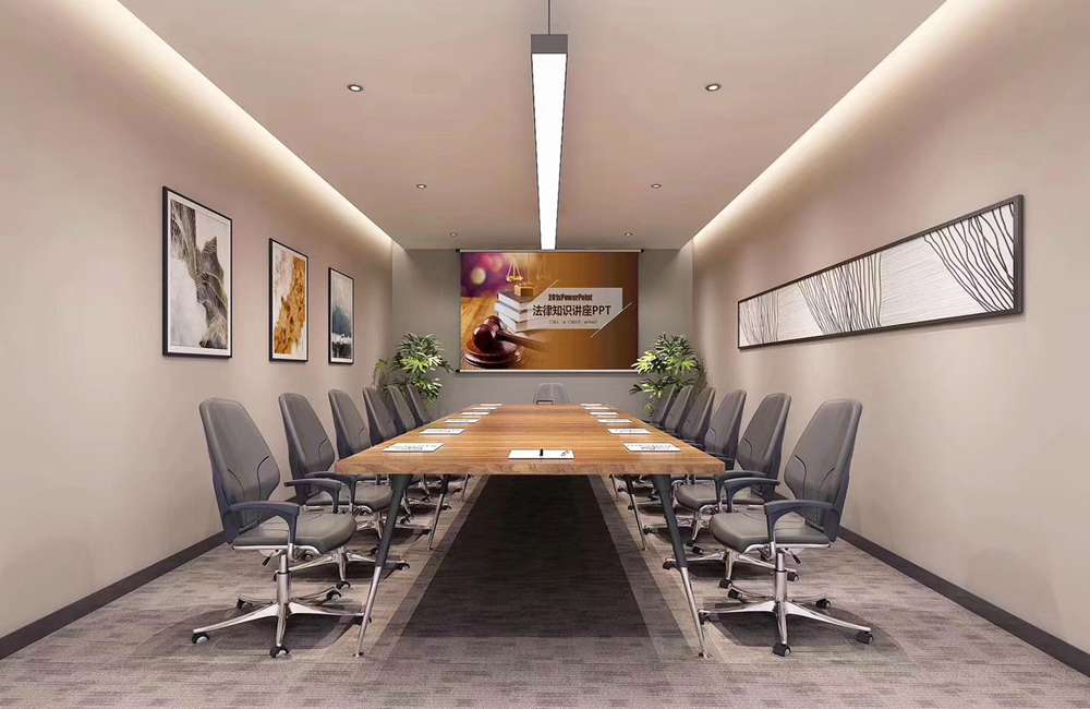 高新区650平米网络公司办公室装修效果图