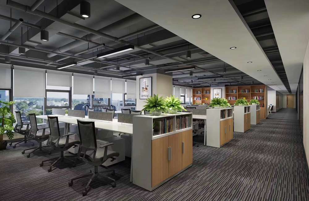 高新区650平米网络公司办公室装修效果图