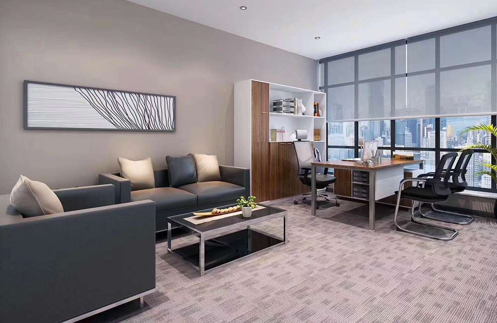 高新区650平米网络公司办公室装修效果图