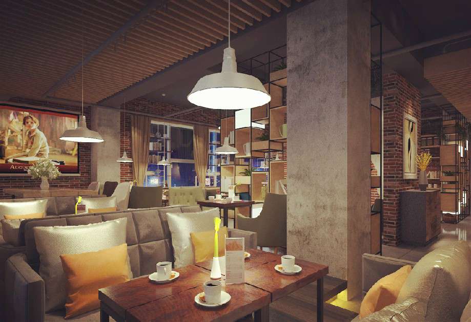 遇见咖啡馆装修设计效果图