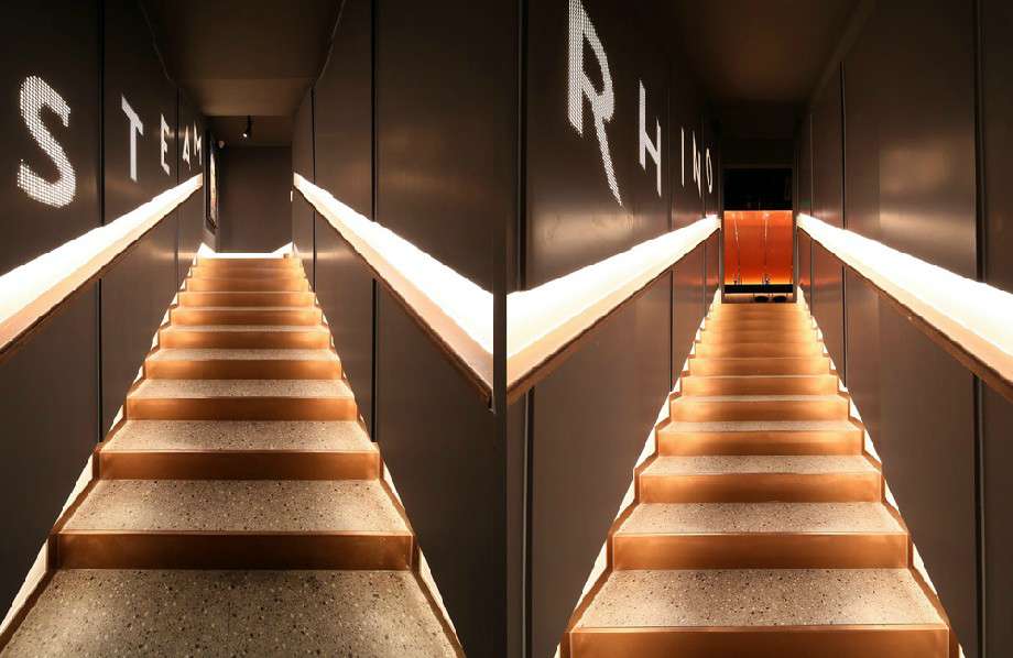 蒸汽犀牛烧烤餐厅装修设计