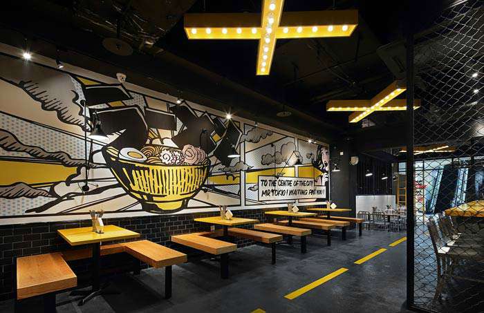 日式快餐店装修设计效果图