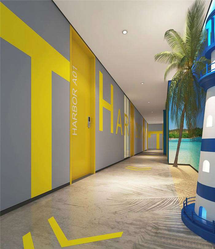 港湾主题酒店装修设计效果图