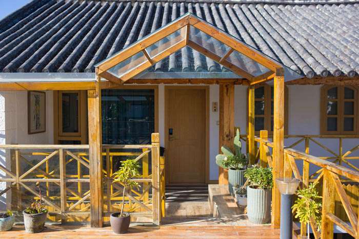 景区庭院民宿设计效果图