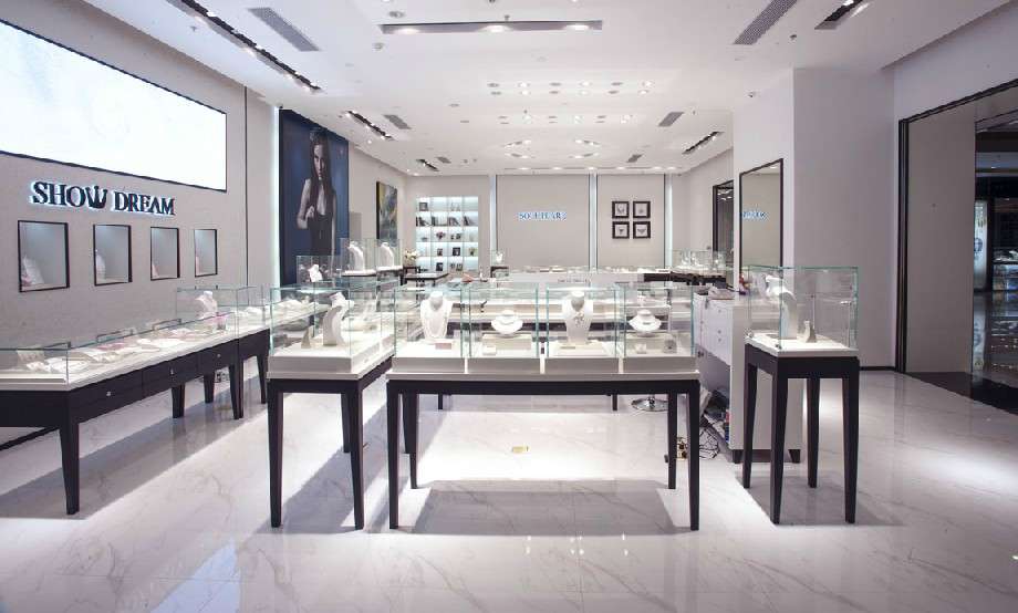 180平米珠宝首饰店装修效果图