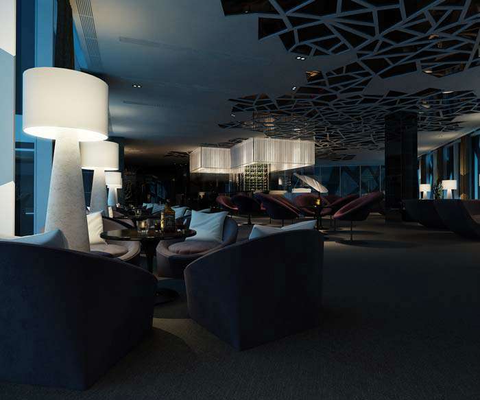 郑州餐厅酒吧装修设计效果图