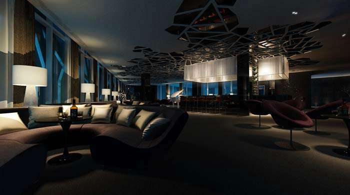 郑州餐厅酒吧装修设计效果图