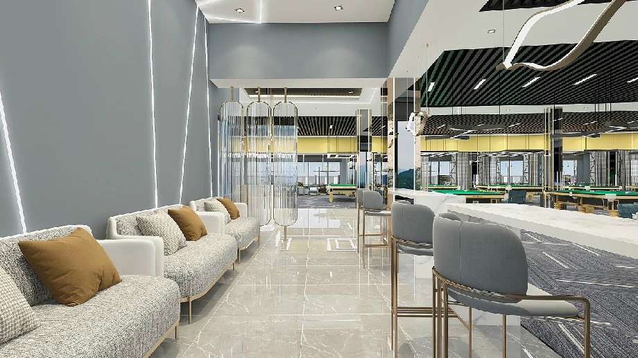 台球会所装修设计效果图