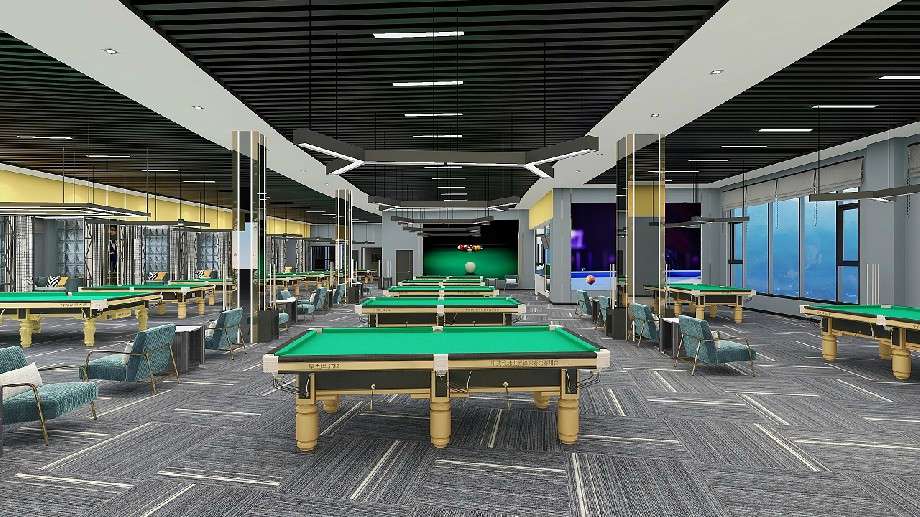 台球会所装修设计效果图