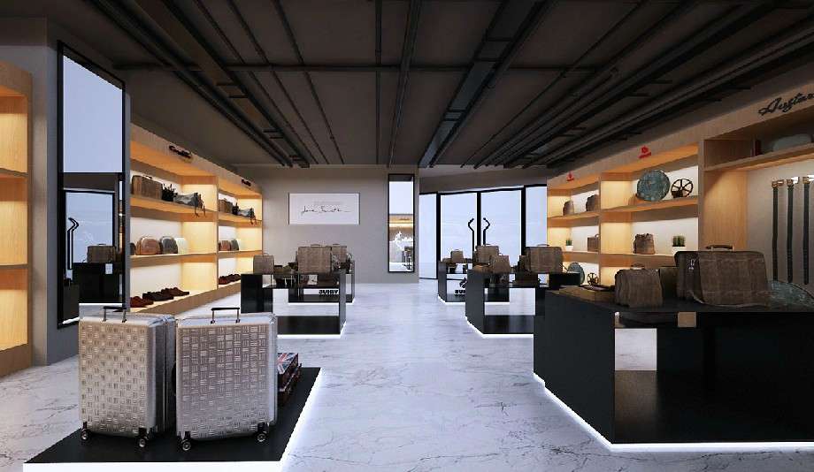 箱包品牌店面装修设计效果图