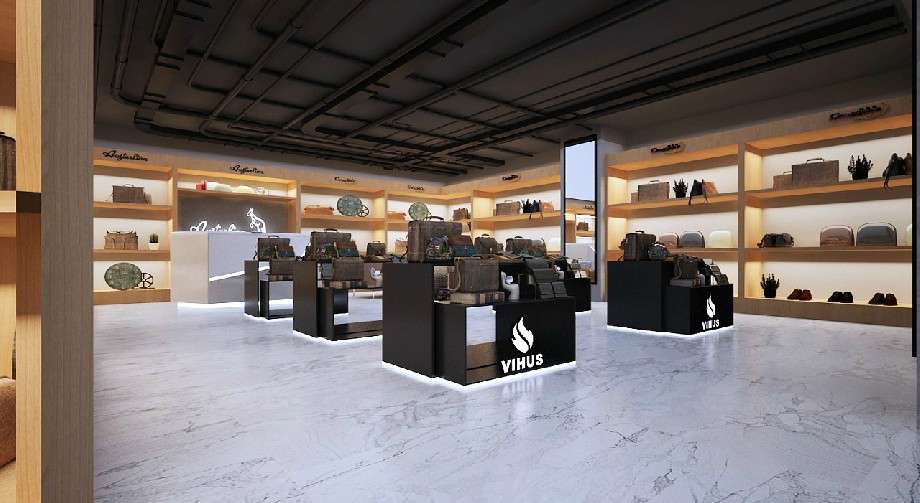 箱包品牌店面装修设计效果图