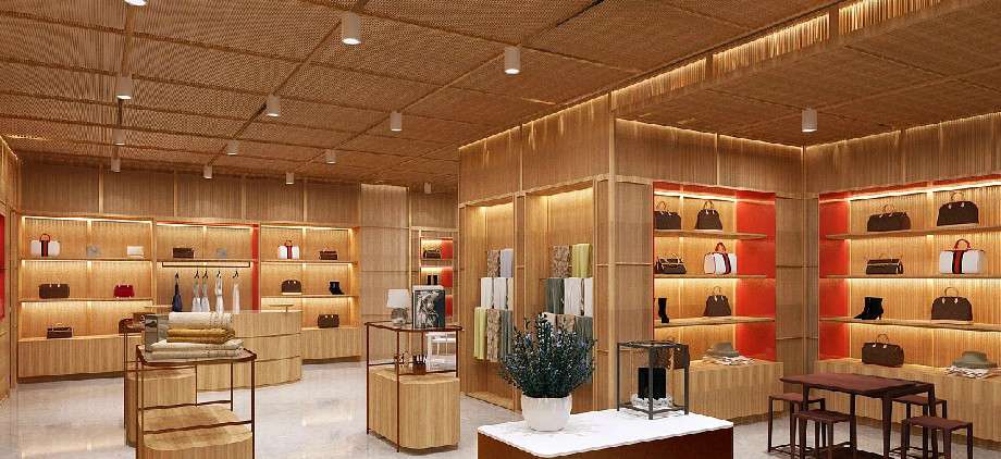 品牌女包店面装修设计效果图