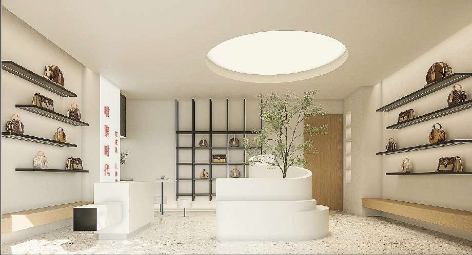 奢侈品女包专卖店装修效果图