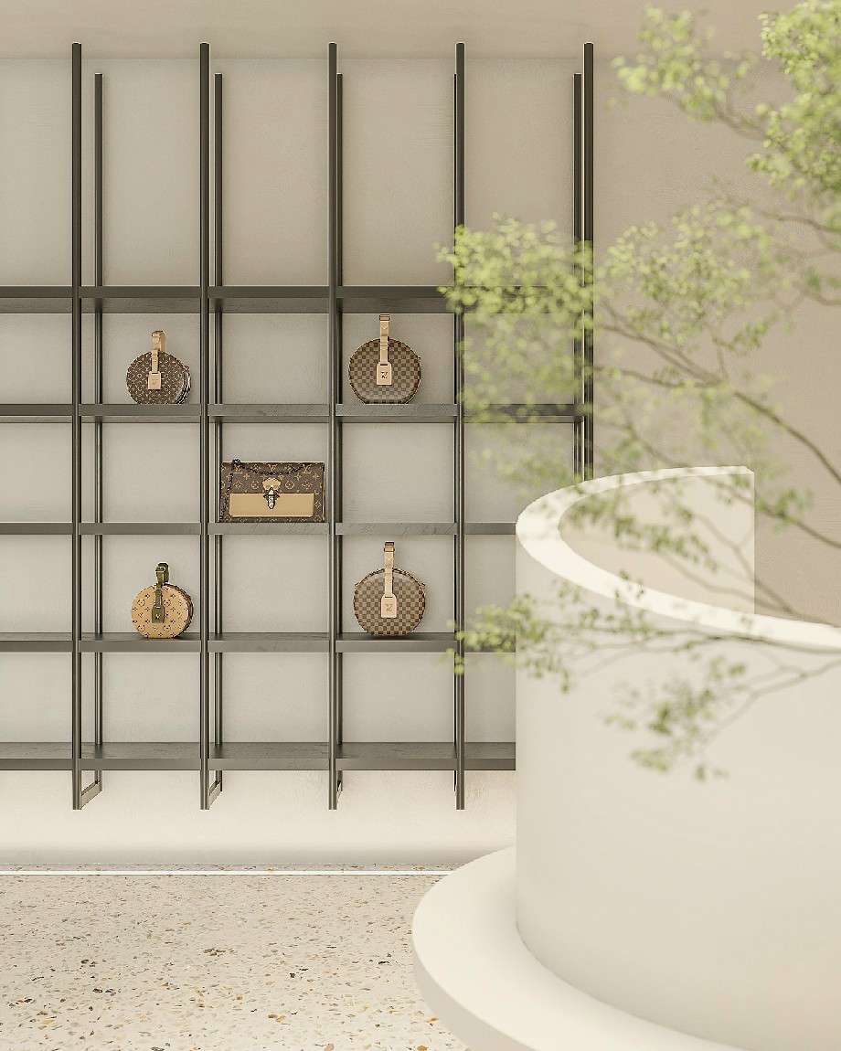 奢侈品女包专卖店装修效果图