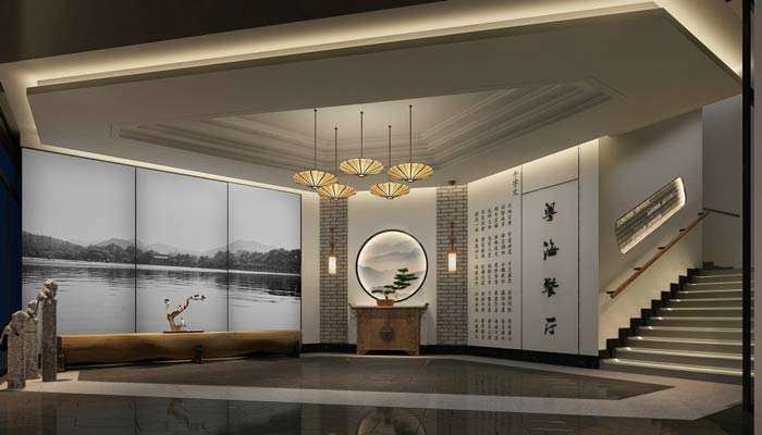 580平米特色中餐厅装修效果图