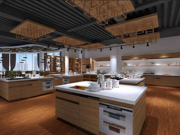 甜点展厅装修设计效果图