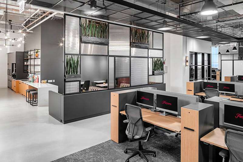 时尚办公室装修效果图