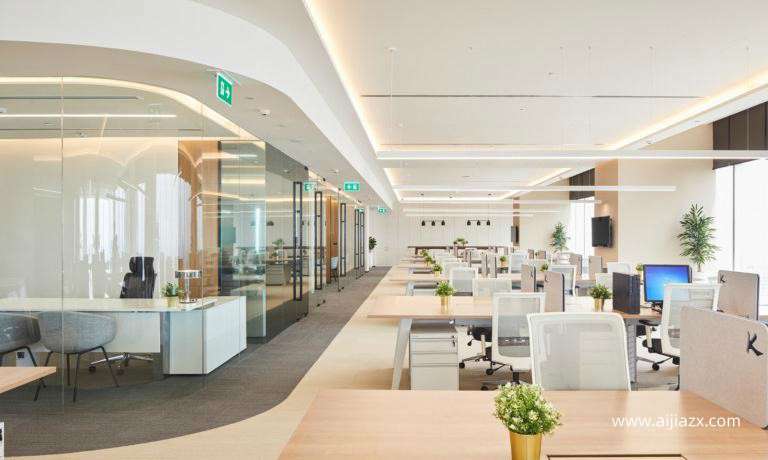 860平米投资管理办公室装修设计效果图