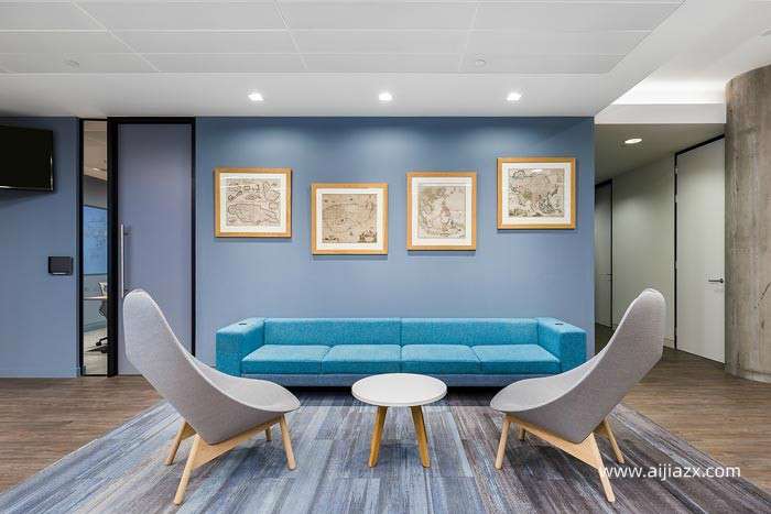 1350平方投资集团办公室设计效果图