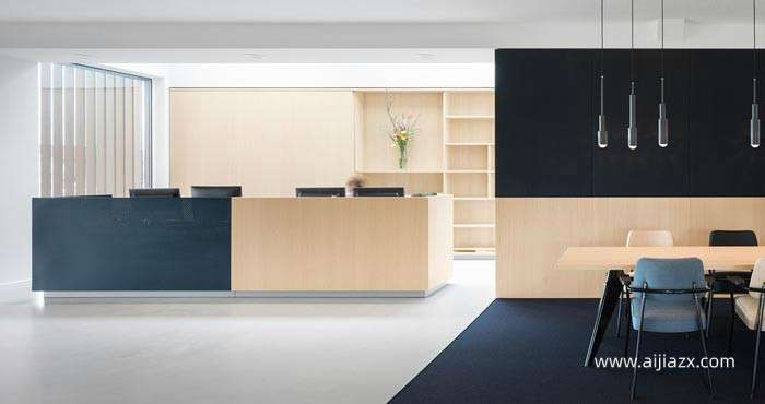 400平米理财公司办公室设计效果图