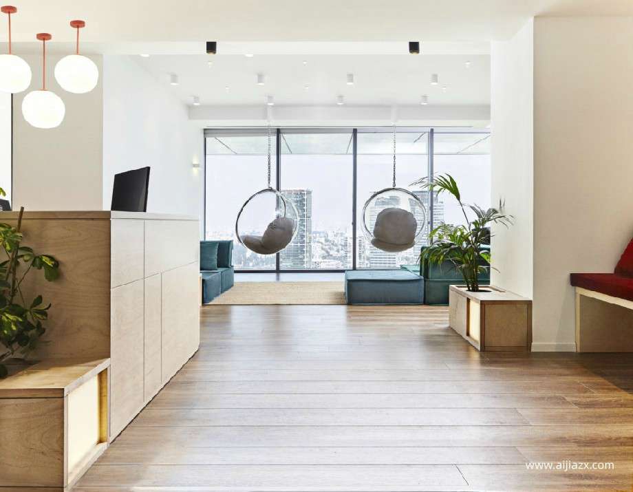 1850平米科技办公室装修设计效果图