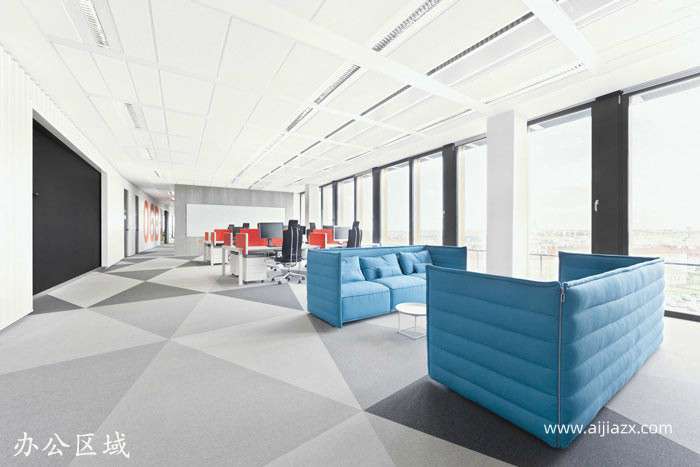 300平米外贸公司办公室装修设计效果图