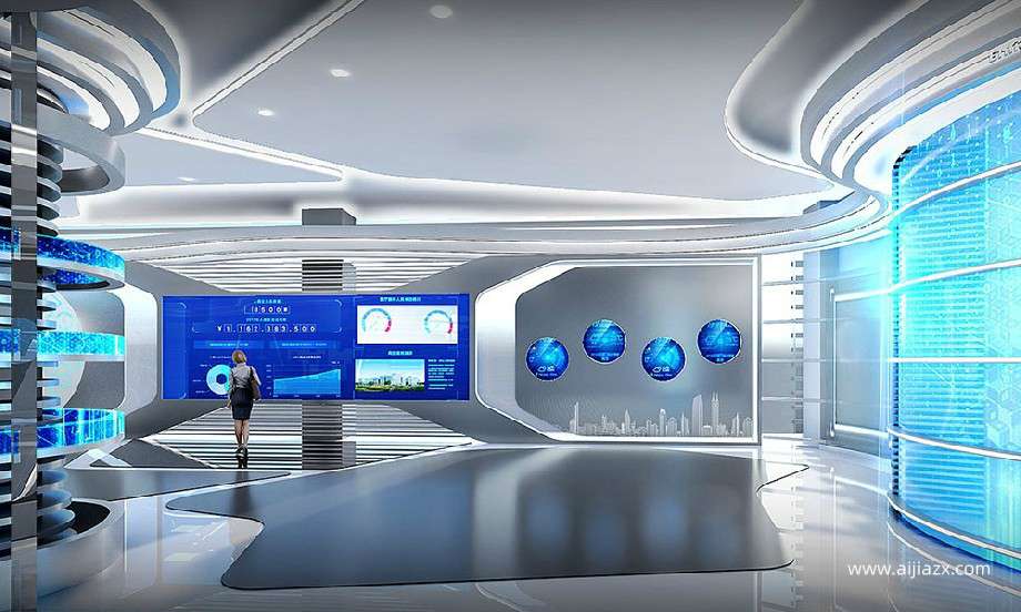 高新科技展厅装修设计效果图