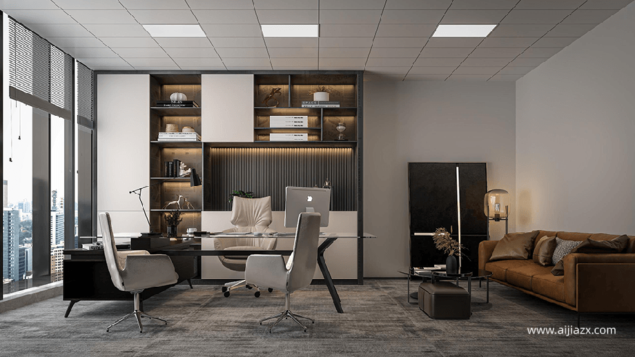 2000㎡集团办公楼装修效果图