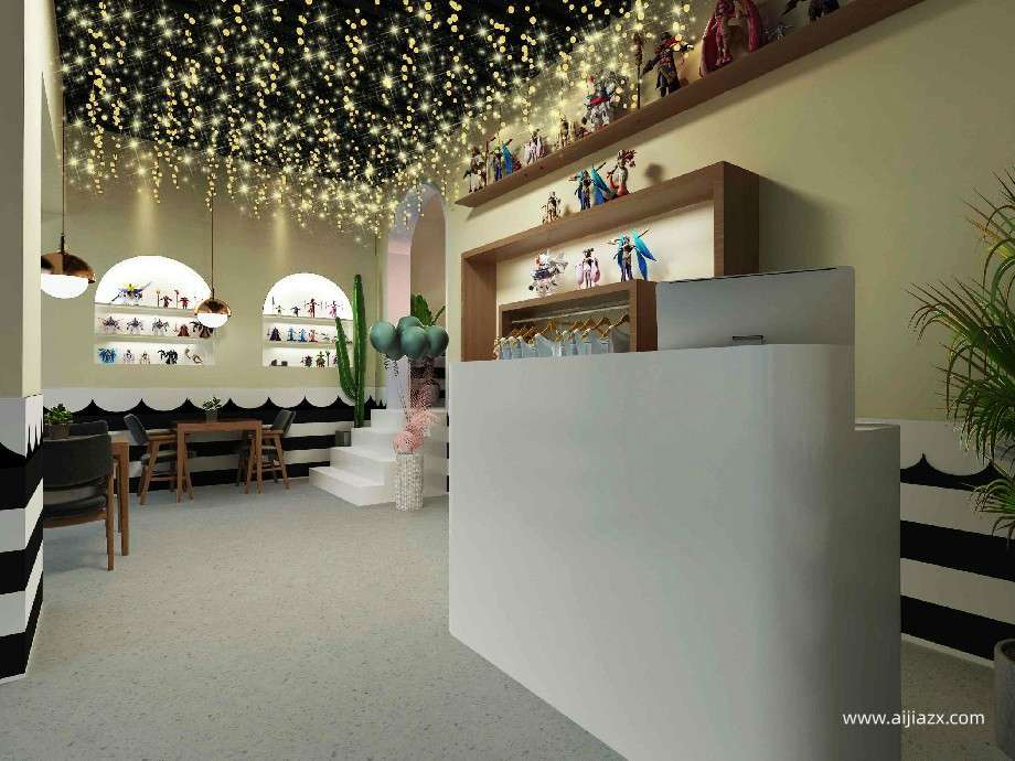 郑州女仆咖啡店精品设计效果图