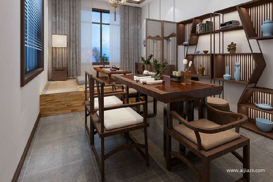 郑州茶楼装修多少钱，小型茶楼装修效果图