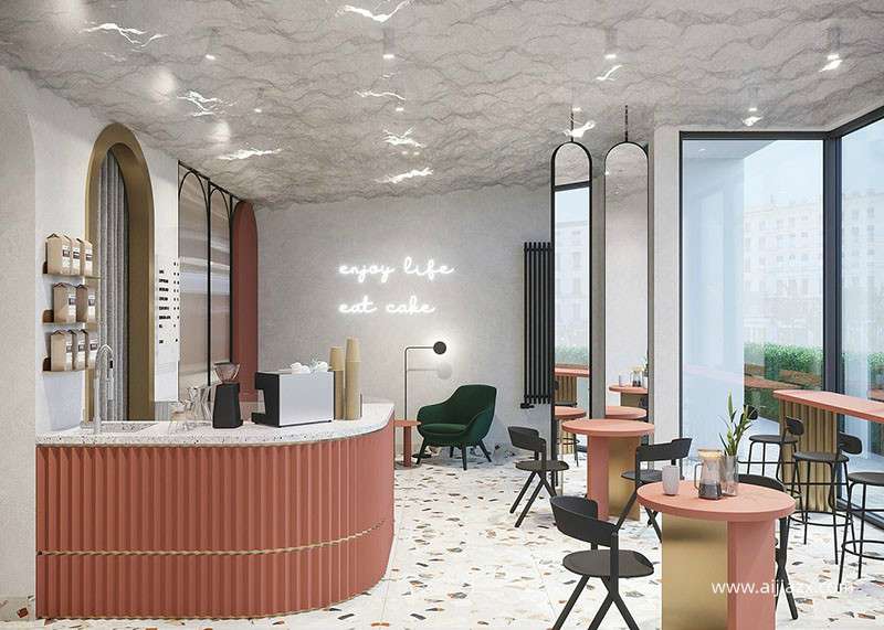 咖啡店装修效果图