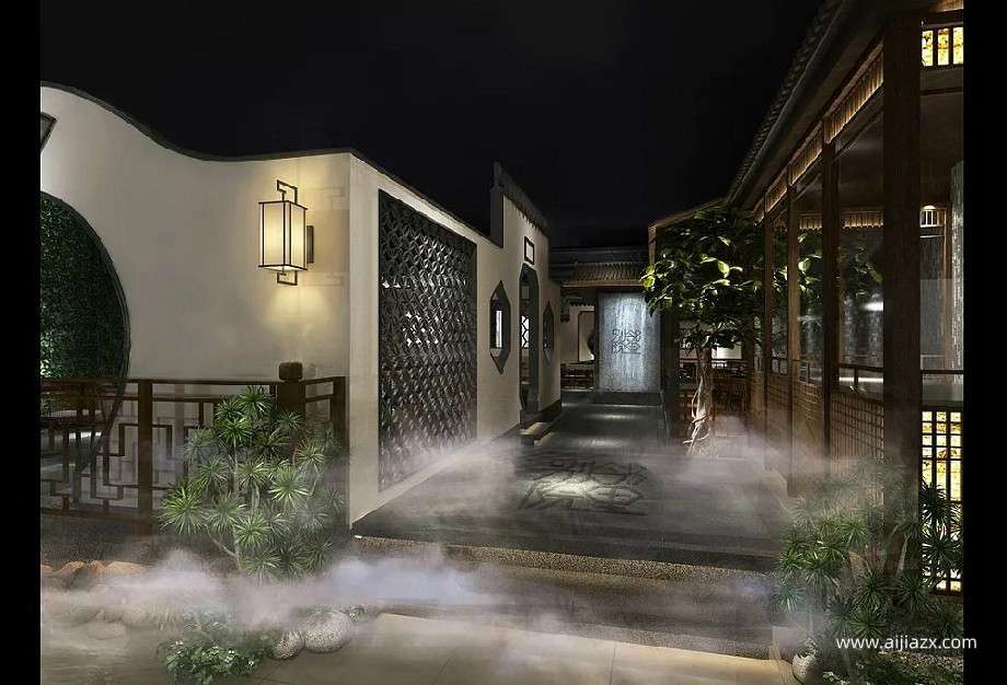 郑州火锅店装修报价预算表,复古中式火锅店装修价格 