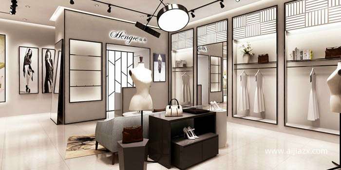 20平米女服装小店面装修效果图
