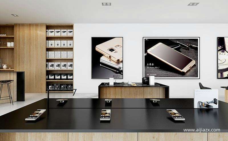 郑州华为手机专卖店装修设计说明