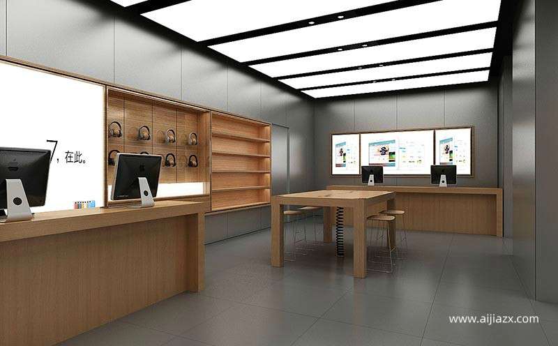 苹果手机店怎么装修，苹果手机店室内设计