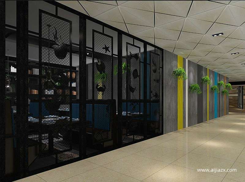 200平米火锅店装修设计，小型火锅店厨房布局设计