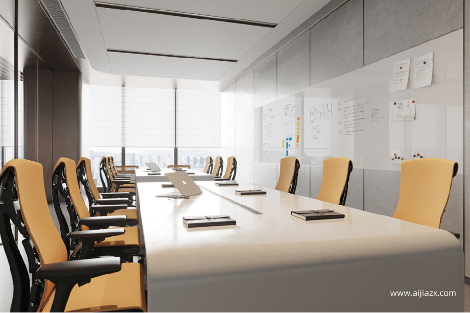 信息科技公司办公室装修设计效果图