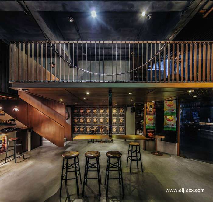 复古火锅店设计装修，工业风火锅店设计装修