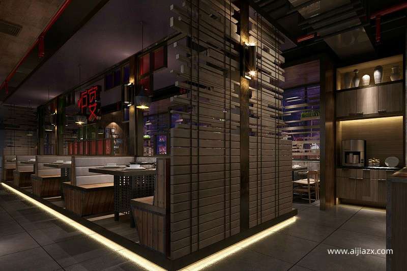 火锅店装修设计方案，一套完整的火锅店设计方案