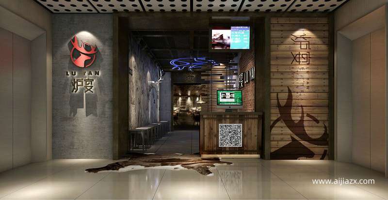 火锅店装修设计方案，一套完整的火锅店设计方案