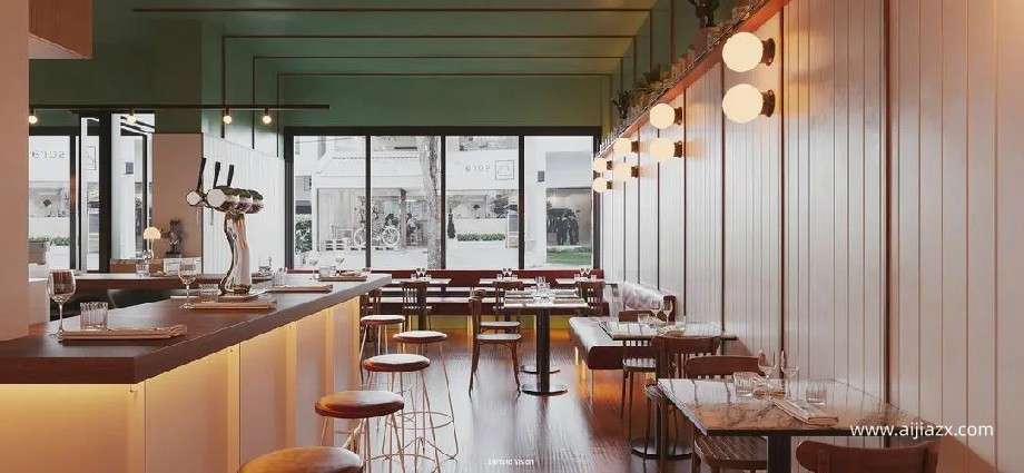 杭州披萨店装修设计方案，高人气披萨店设计装修特色