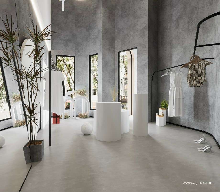 郑州商场女装专卖店设计效果图