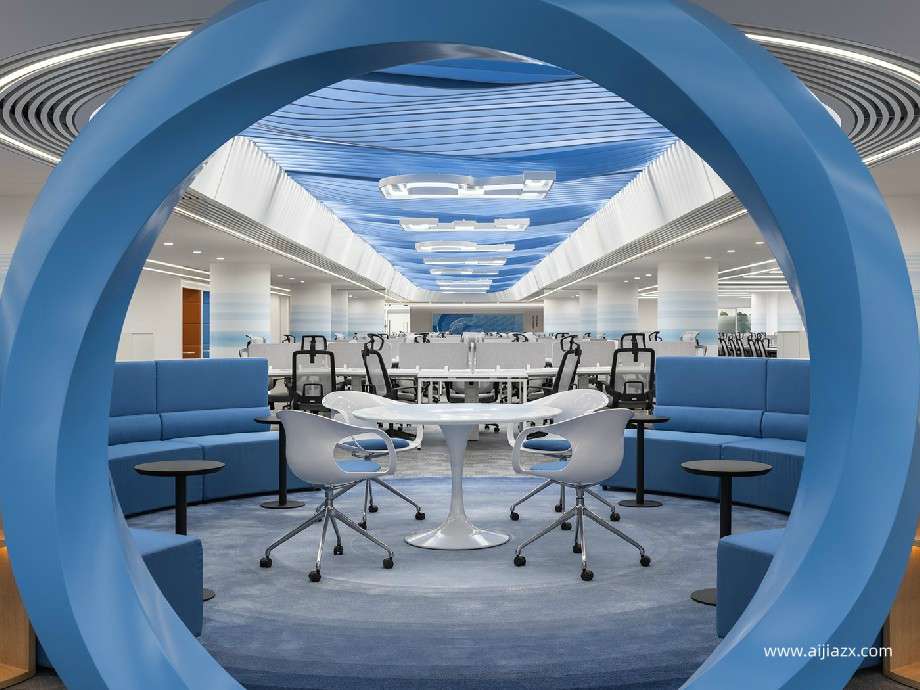 1200平新媒体公司办公室装修设计案例