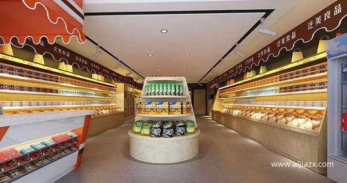 郑州干果店设计，干果专卖店装修设计要点
