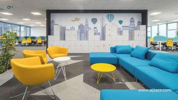 团建公司办公室设计促进团队凝聚力的装修方案