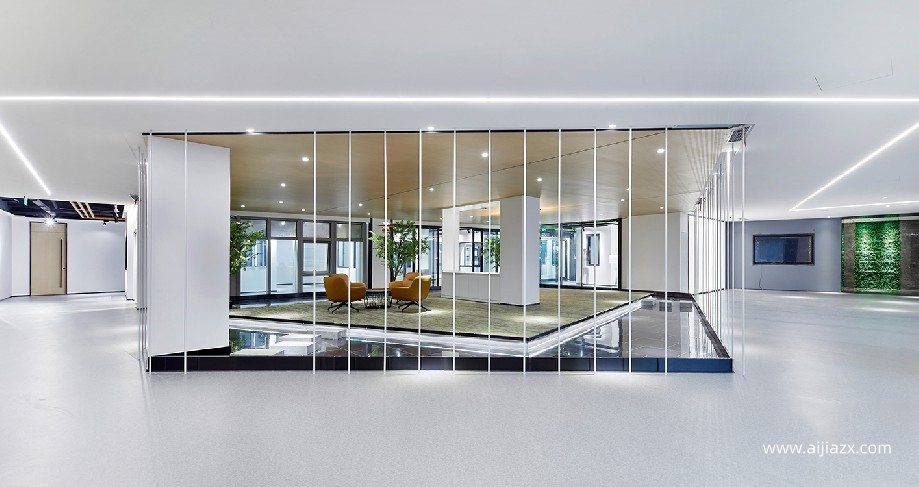 1200平米幕墙门窗公司办公室设计效果图