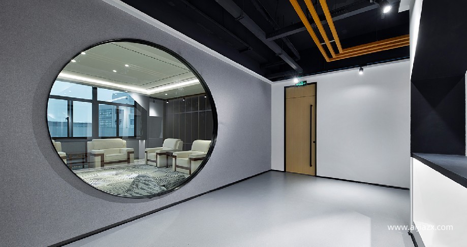 1200平米幕墙门窗公司办公室设计效果图