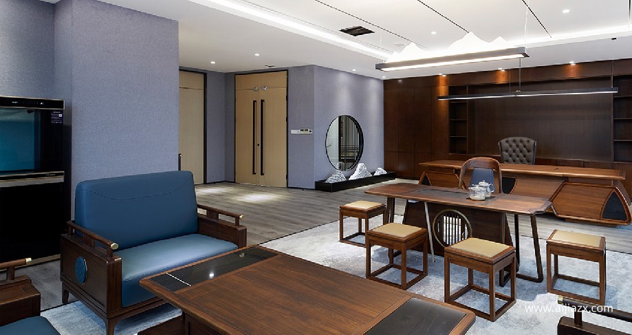 1200平米幕墙门窗公司办公室设计效果图